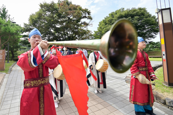 지난해 웅진백제5대왕 추모제 모습