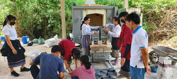 배재대 국제협력선도대학사업단은 지난 6월 수파누봉대학교에 지역의 풍부한 석회석을 활용한 석회비료 생산 파이롯트 프랜트를 설치하였다