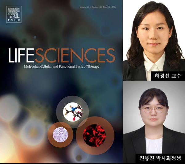 허경선 교수, ‘Life sciences’ 논문 게재