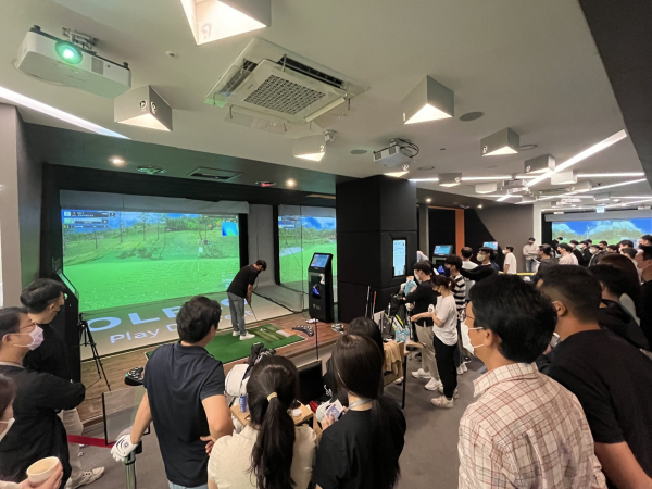 골프존  사내 스크린골프 대회 G-배틀 현장