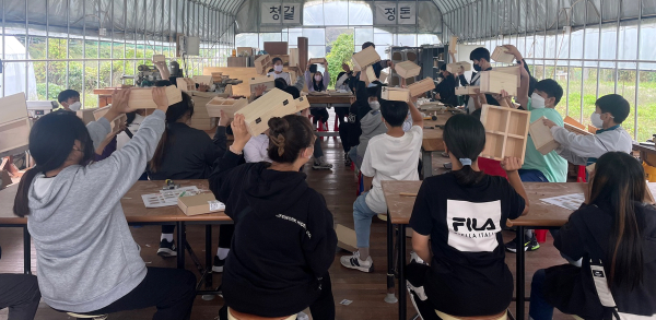 청양군  청소년 사회적경제 상생 투어 마무리 모습