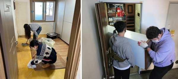 봉사활동 진행 장면/충남동부보훈지청 제공