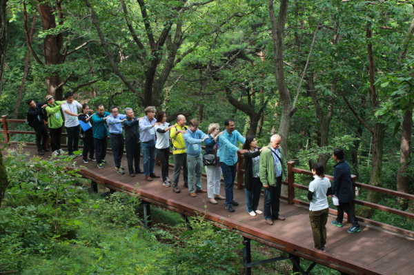 국립산림치유원 필드트립 사진(2016년)