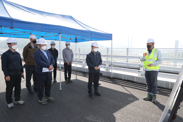 최임락 행복청 차장, 건설현장 안전점검 실시