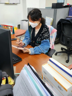 AI융합과(인공지능과) 졸업생 근무 사진