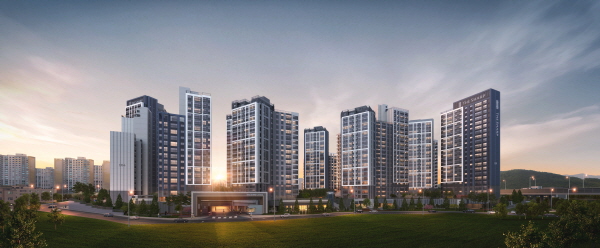 천안 더샵 신부센트라 야경투시도