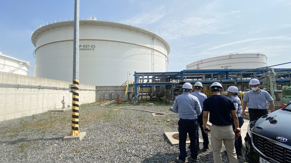 지난 9월 대산공단 악취 합동점검 사진