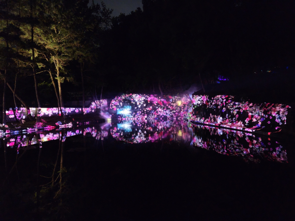 부여 세계유산 미디어아트 페스티벌 장면