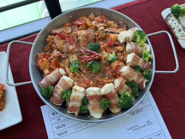 대상작품‘두부 베이컨 롤라드와 토마토라구’