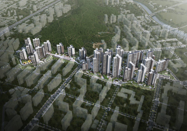 천안시 동남구 용곡동에 들어서는 호반써밋 센트럴파크