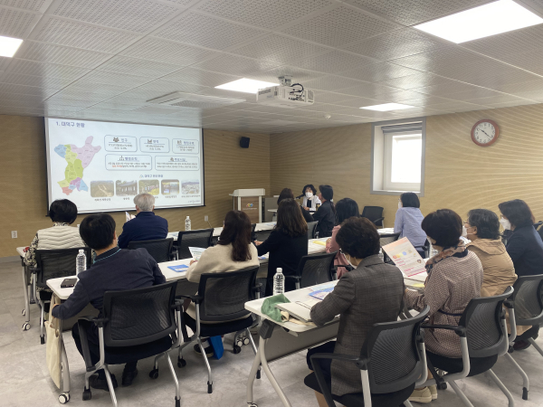 2022년 ‘보건소 우수사례 탐방과정’ 선정 우수사례 발표회 개최 모습