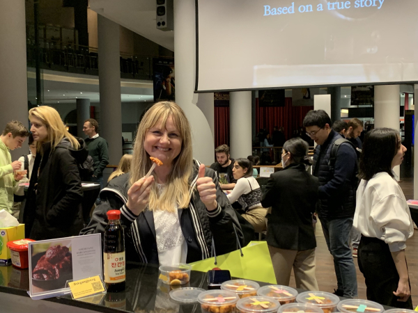 프랑크푸르트 한국영화제 K-Food 홍보 현장