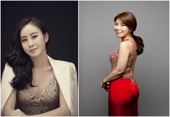 (왼쪽부터) 첼리스트 이정란, 피아니스트 정재원