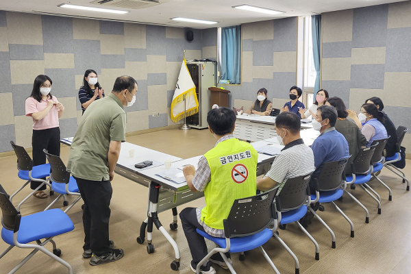 지난 9월 1일 금연지도원 지도단속 역량강화 직무교육 모습
