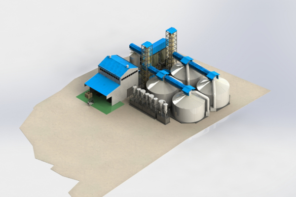 해미농협 벼 건조저장시설(DSC) 조감도