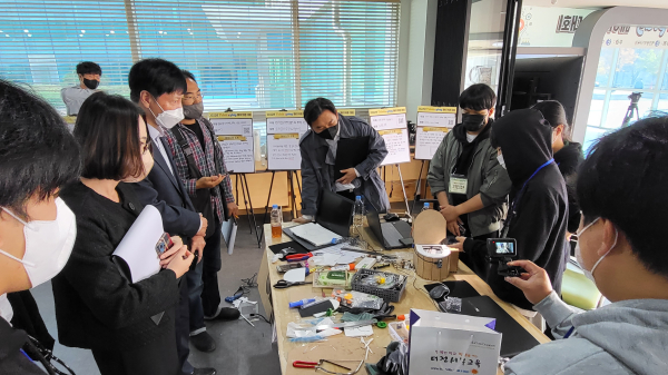 2022년 Think&Play 메이커톤 대회 진행 모습