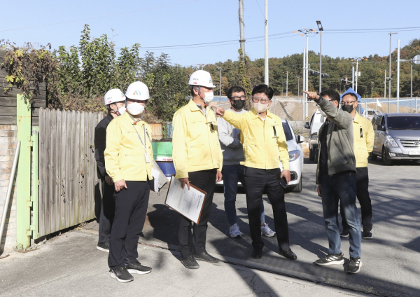 최충규 대덕구청장, 가을 행락철 안전사고 예방 안전대전환 캠페인 전개 모습
