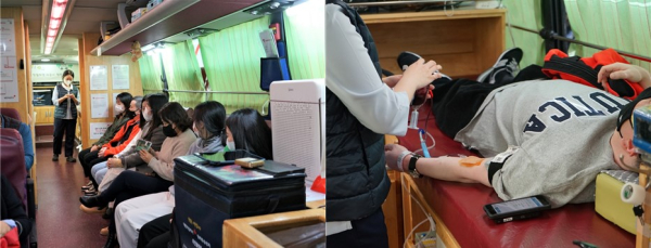 ‘생명나눔 단체 헌혈’ 실시 모습