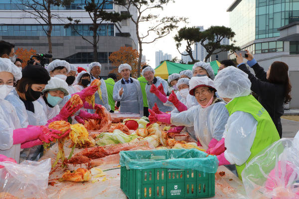 ‘2022 함께하는 사랑의 김장김치 나눔 행사’ 개최 모습