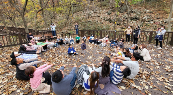 계룡시, ‘나눔의 숲 캠프’ 참가 모습