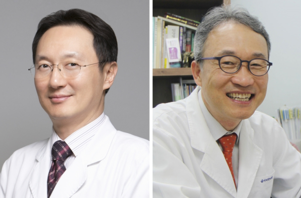 (좌)이비인후과 장동식 교수와 (우)가정의학과 오한진 교수