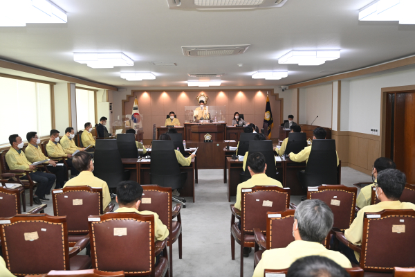 대덕구의회 본회의장 전경.