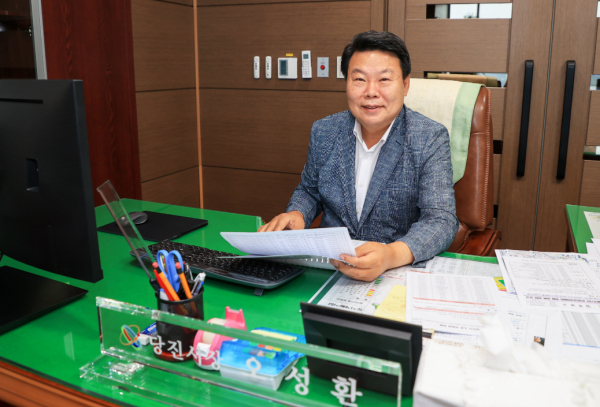 오성환 당진시장 집무실 사진