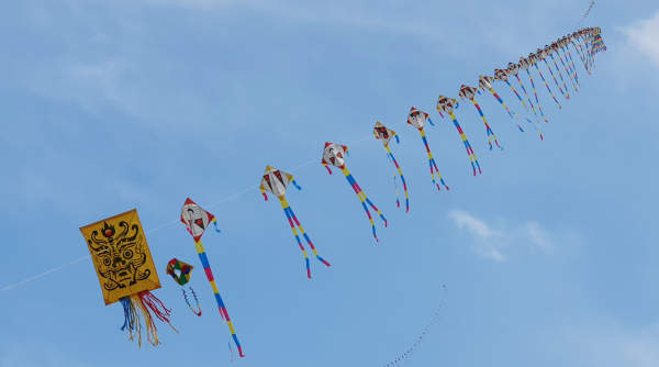 제6회 서산 해미읍성 전국 연날리기 대회 모습