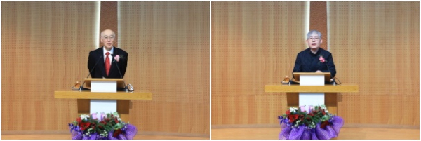 (왼쪽부터) 박숭현 선교사와 이환영 화백