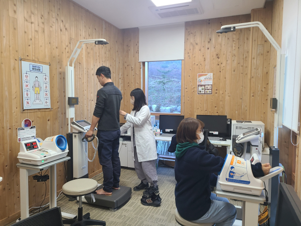 심리.신체검사 프로그램 ‘건강누리숲’ 운영 모습