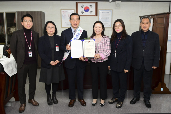 김광신 중구청장, 국민건강보험공단 일일 명예지사장 업무 체험