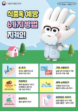 노로바이러스 식중독 예방 홍보