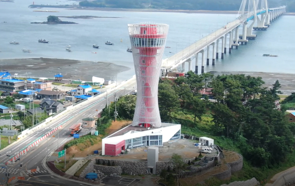 제7회 태안건축문화상 수상작 모습 (영목항 전망대)