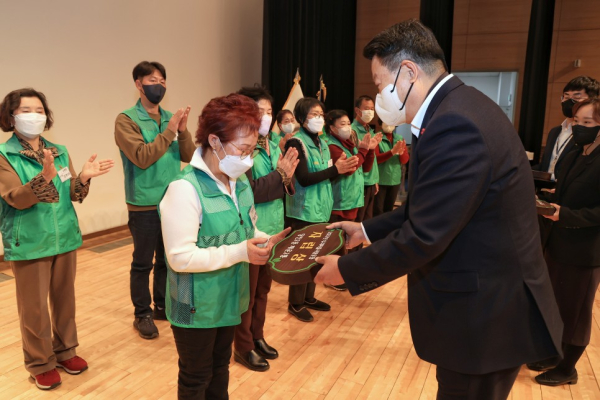 2022년 당진시 새마을지도자 대회 (당진2동 채운2통 자립상수상)