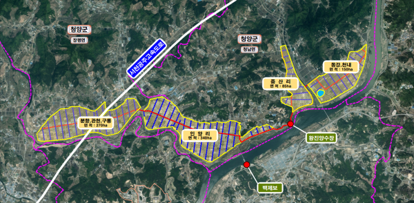 청남지구 농촌용수 개발사업 일부 예산 확보