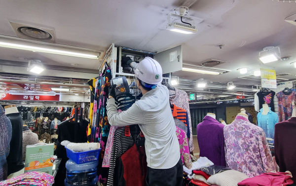역전지하도상가 특별 안전점검 실시 모습