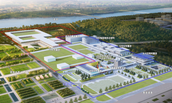 국립박물관단지 조감도