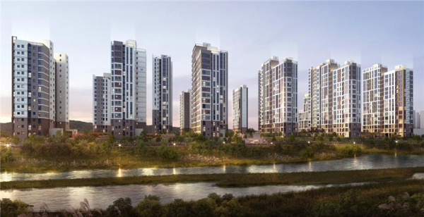 갑천2블록 조감도