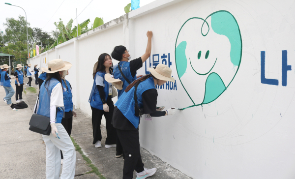 벽화그리기 봉사활동