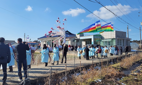 지난해 열린 황도 붕기풍어제 모습(2022. 2. 2.).