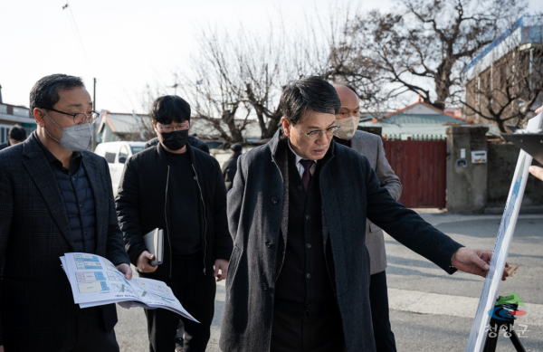 도시재생사업 추진현황 점검 모습