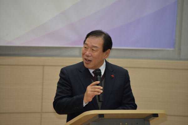 동심동덕 시민과 대화하는 최민호 세종시장