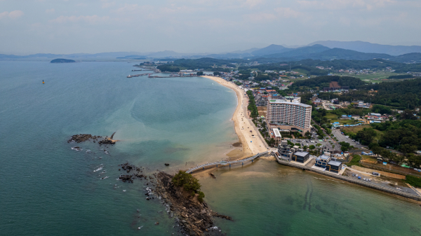 무창포해수욕장 전경