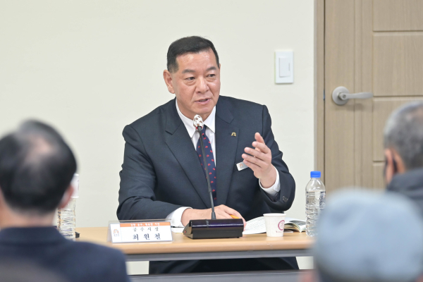 주미산 산림레포츠 - 최원철 공주시장 금학동 방문 사진