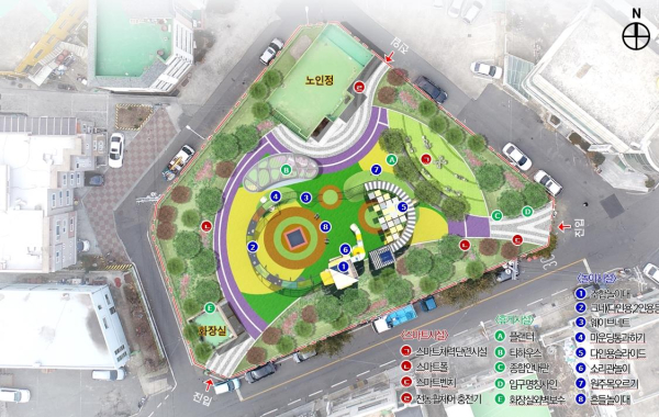 희망공원 계획평면도