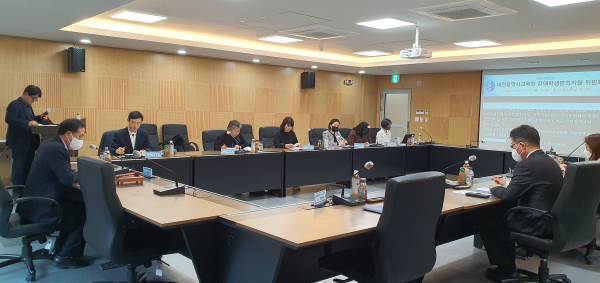 지난 13일, 장애학생편의지원위원회 개최 모습