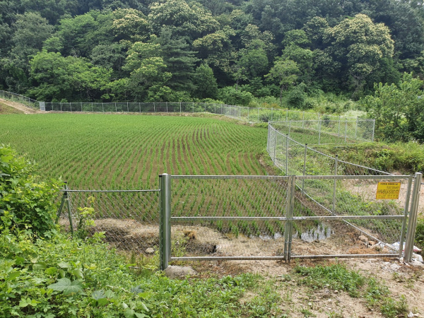 농작물 피해예방시설 사진