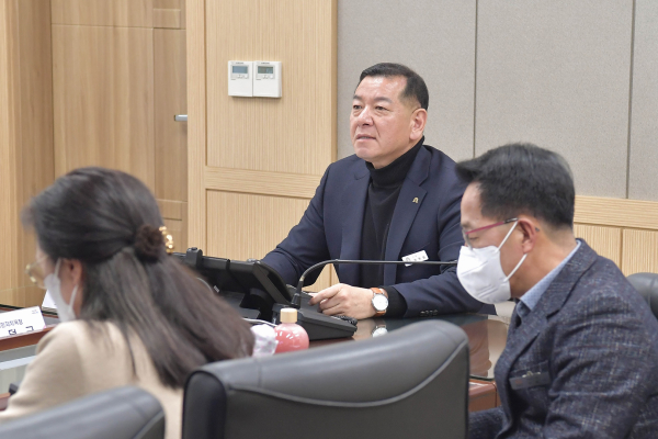 ​지난 21일, 인구감소지역 대응 기본계획 수립 연구용역 착수보고회 개최 모습​