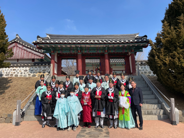 면천향교, 공부자탄강 2574년 춘기 석전 봉행 단체사진