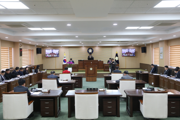 청양군의회 제 임시회 개회식